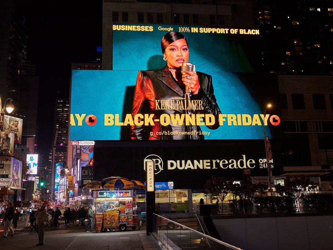 Keke Palmer BOF billboard in Times Square