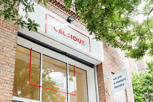 The Celsious storefront in Brooklyn, NY